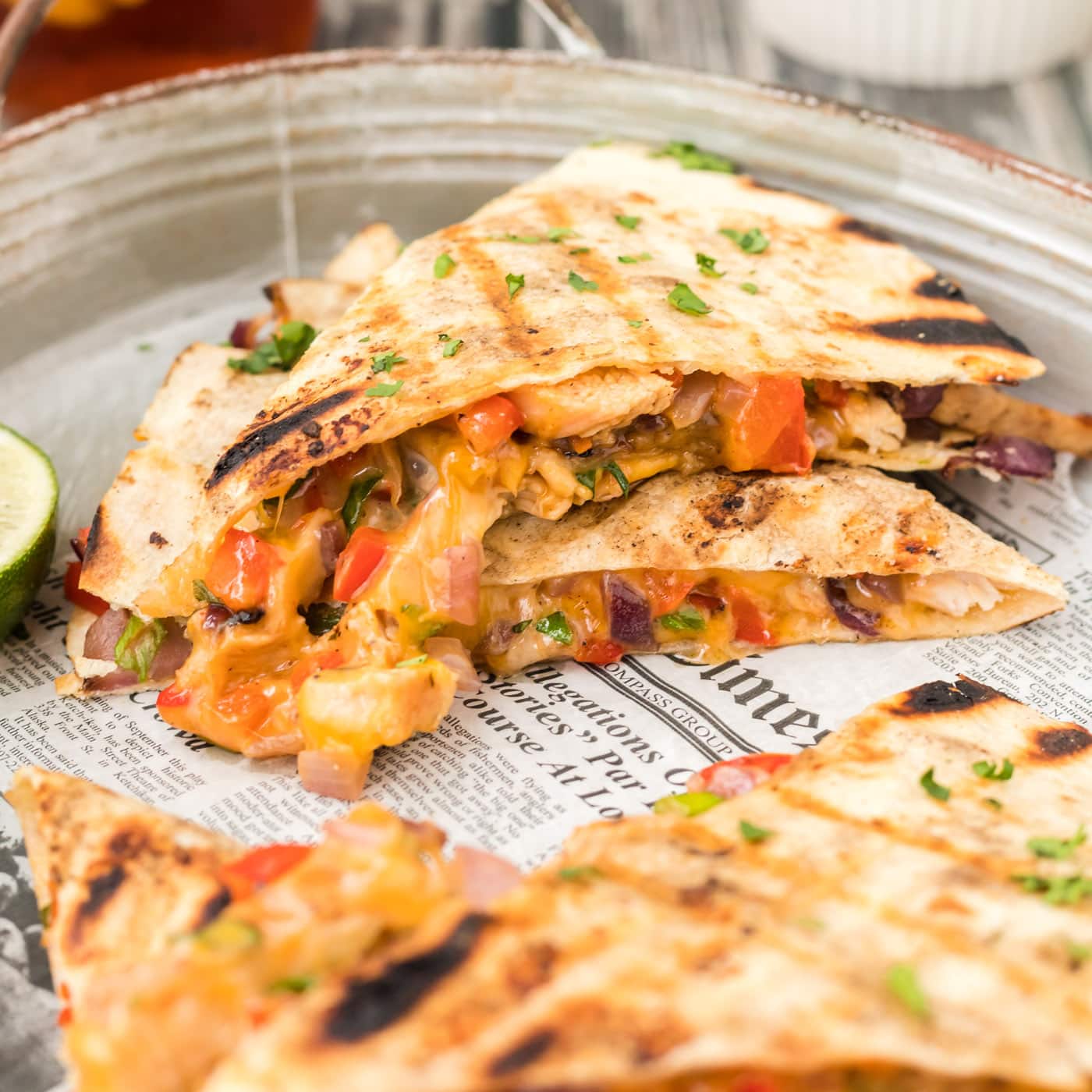 Chicken quesadilla